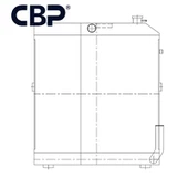 1000300265 Radiator Assy Zoomlion Ze90 jaoks